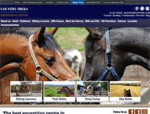 Tablet Screenshot of horsetreks.co.uk